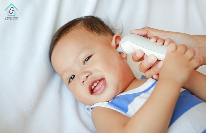 การวัดไข้ ด้วยเครื่องวัดอุหภูมิทางหู